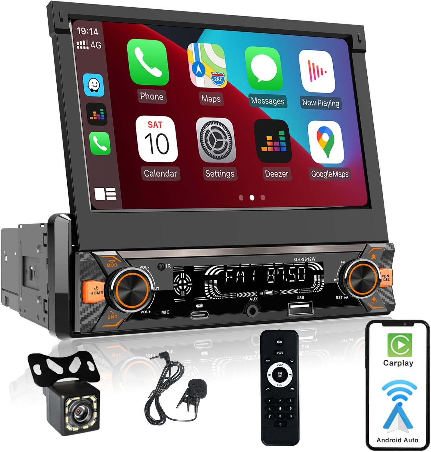 Alondy GH-9612W-EU 1-DIN Autoradio