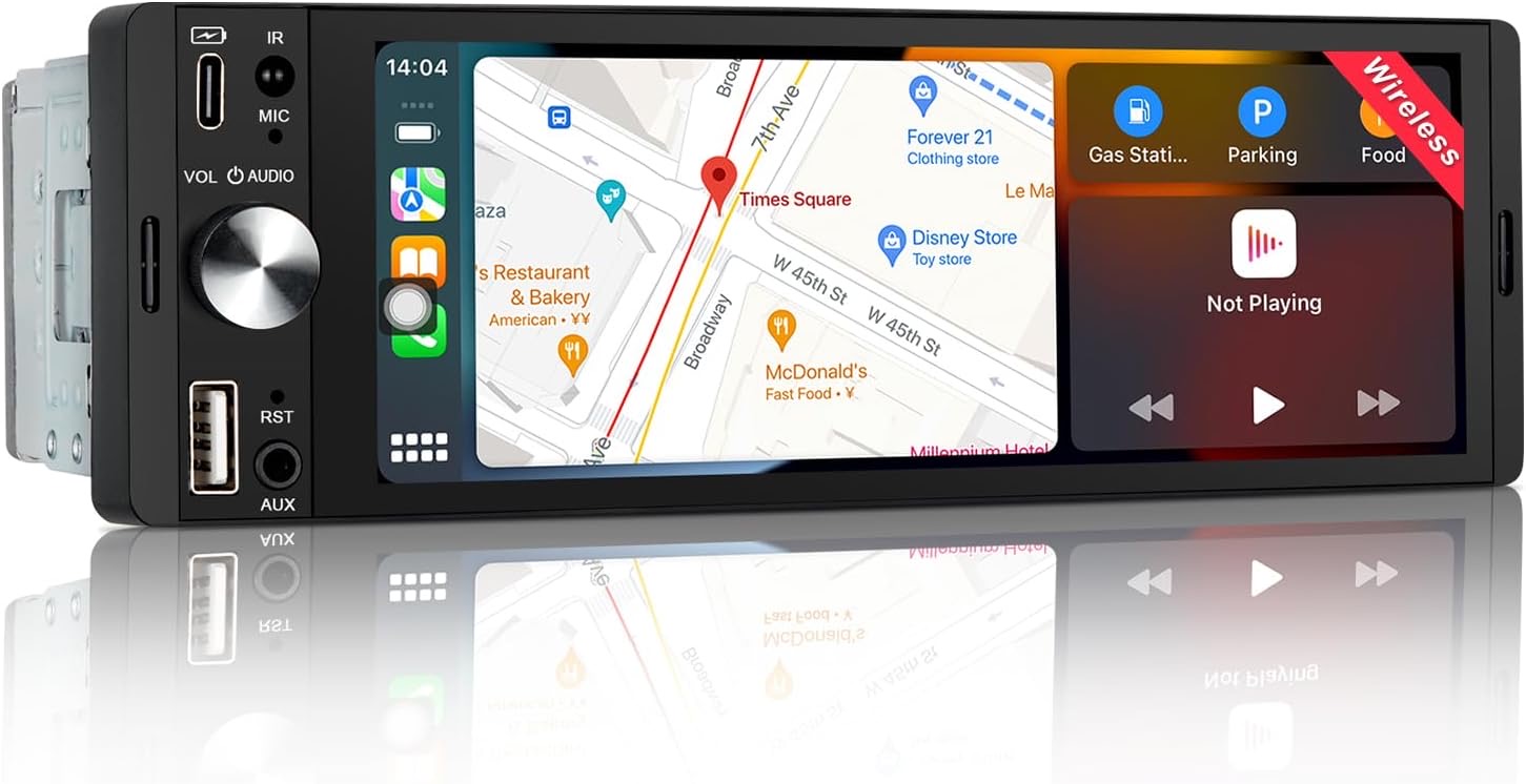 Autoradios 1-DIN mit Bildschirm