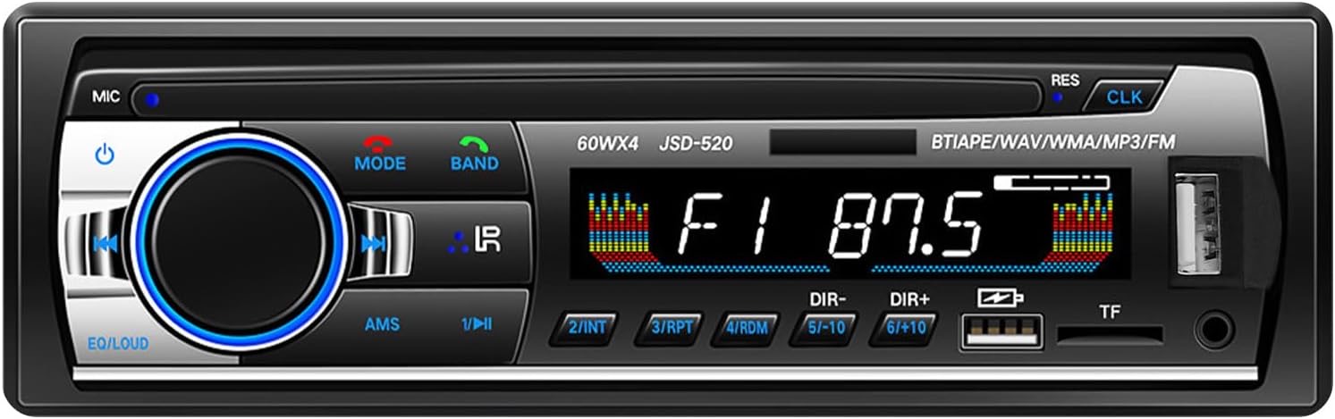 Autoradio Bluetooth 5.0 1 DIN Freisprecheinrichtung