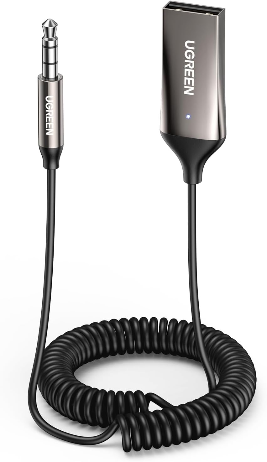 UGREEN AUX-Empfänger Bluetooth 6.0 grau