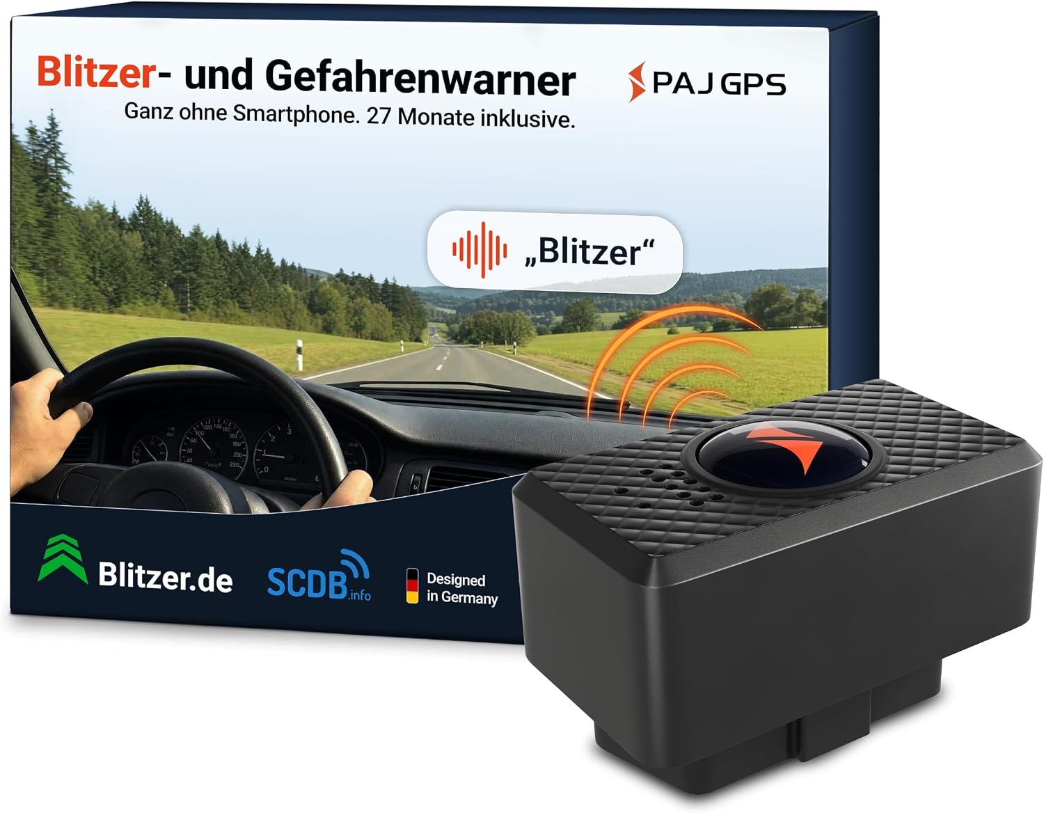 PAJ GPS PAJ GPS Tracker & Verkehrsassistent fürs Auto (12V) – ohne Handy-Kopplung - Produktbild