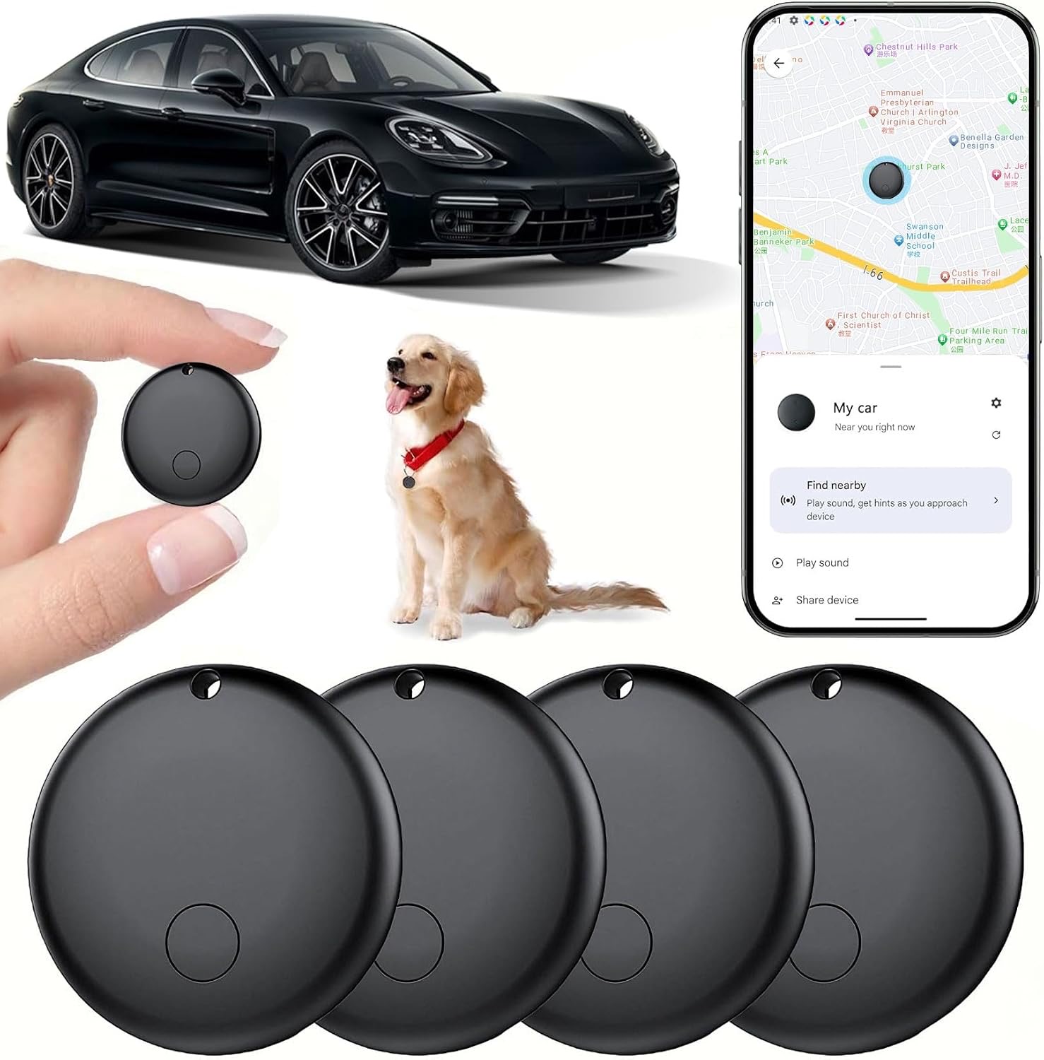 MIUXGIO Mini-GPS-Tracker Dual