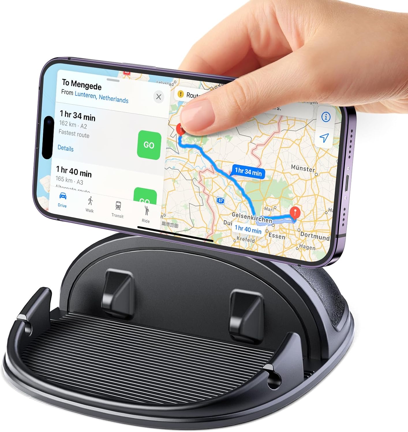 Beeasy Handyhalterung Auto Armaturenbrett Anti Rutsch Handy Halterung Kfz
