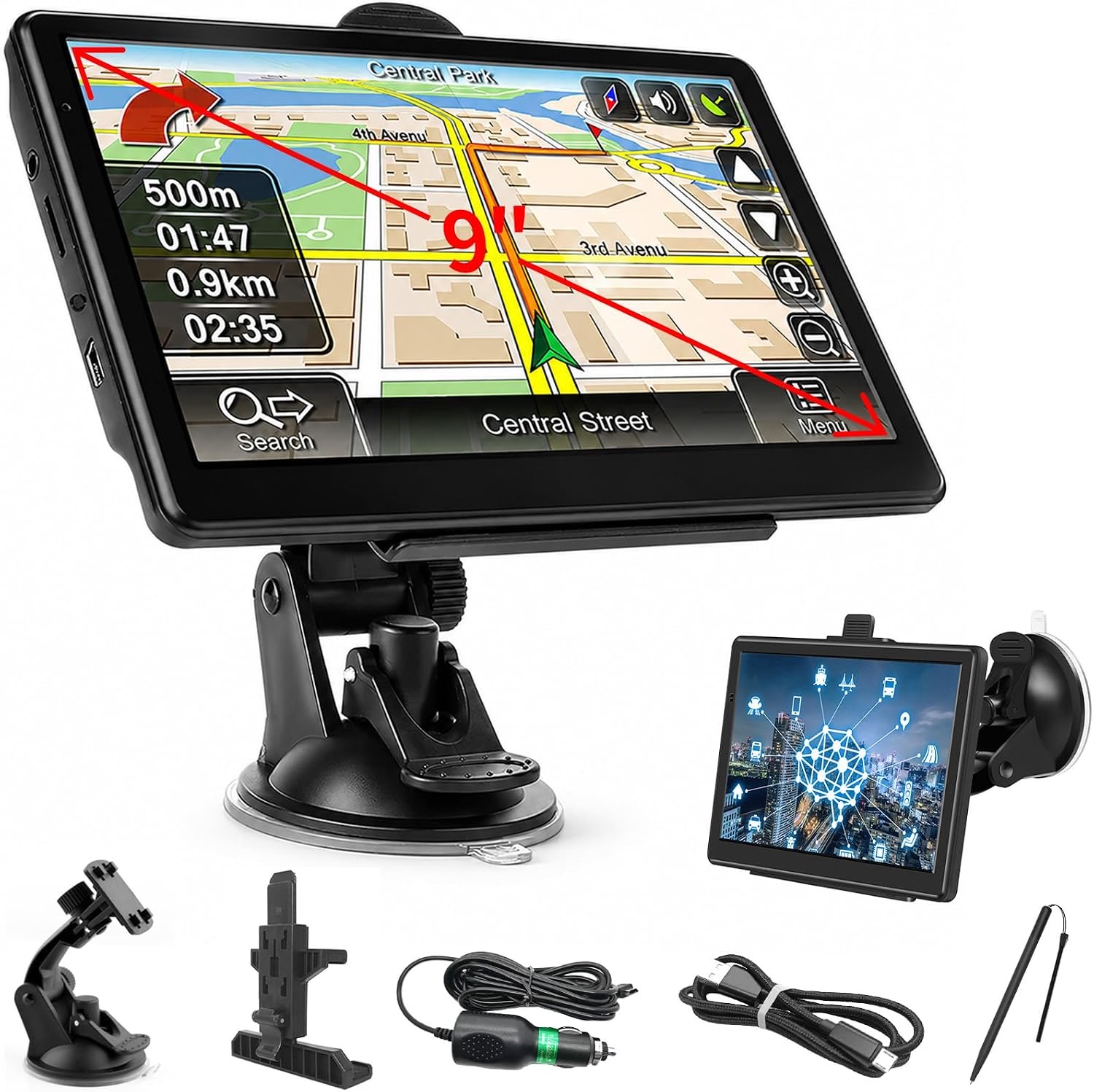 VexNook 9-Zoll-Navi