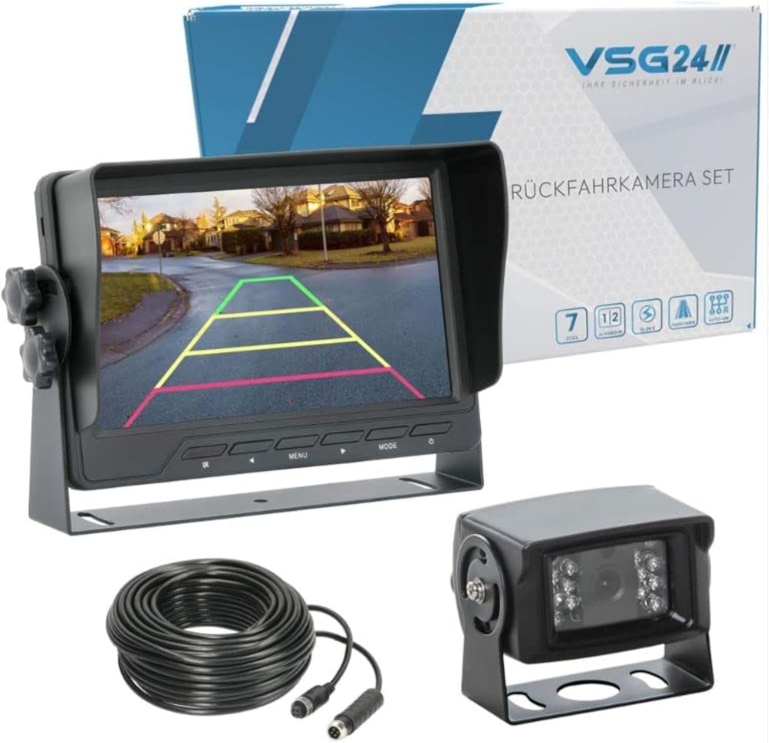 VSG Transit Rückfahrkamera-Set 7″