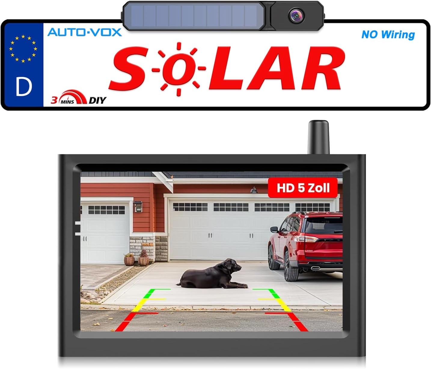 AUTO-VOX Solar1PRO, 5″