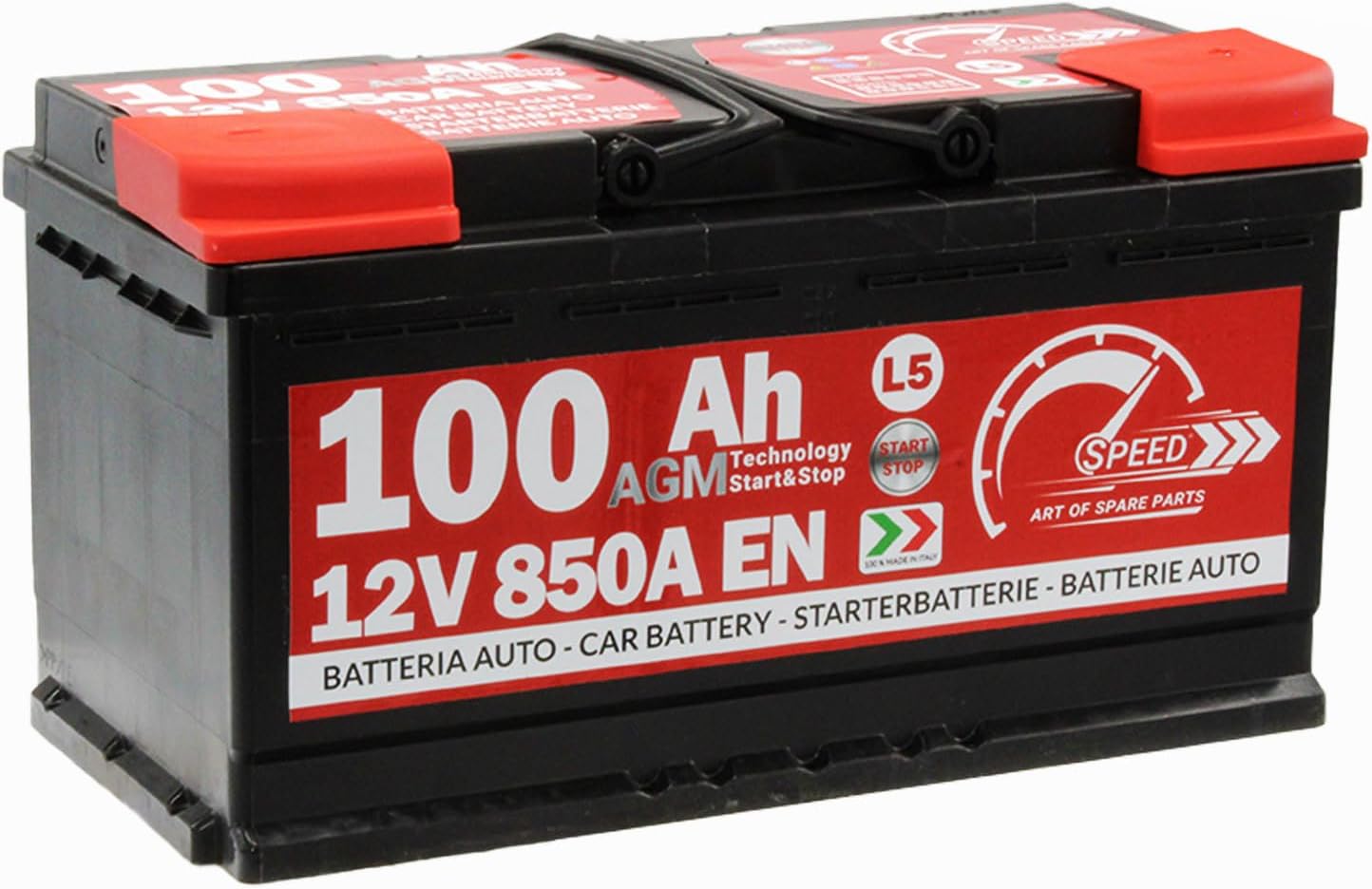 SMC Speed 100Ah AGM 850A L5
