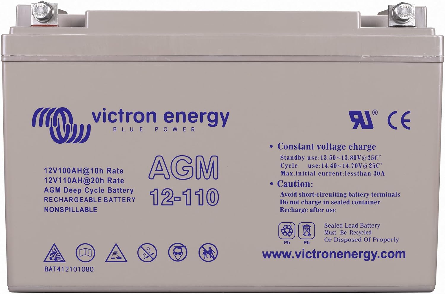 Victron Energy AGM 110Ah 12V Deep Cycle
