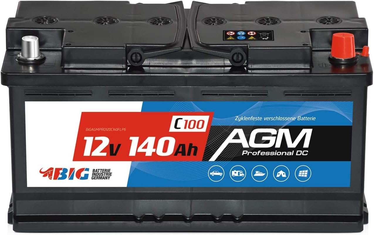 BIG AGM Versorgungsbatterie 12V 140Ah
