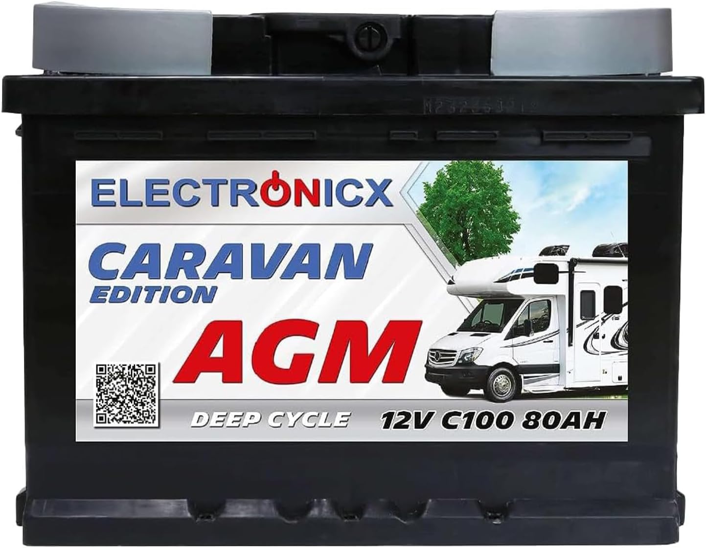Electronicx AGM Caravan Edition 80 Ah