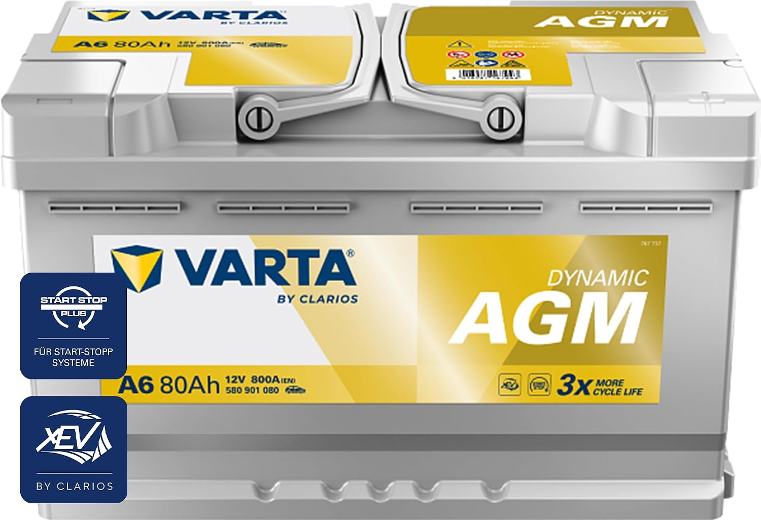 VARTA Dynamic AGM 80 Ah