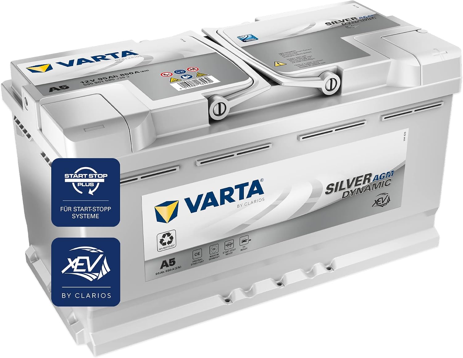 VARTA Silver Dynamic AGM xEV 95Ah – Testsieger AGM-Batterie 95Ah