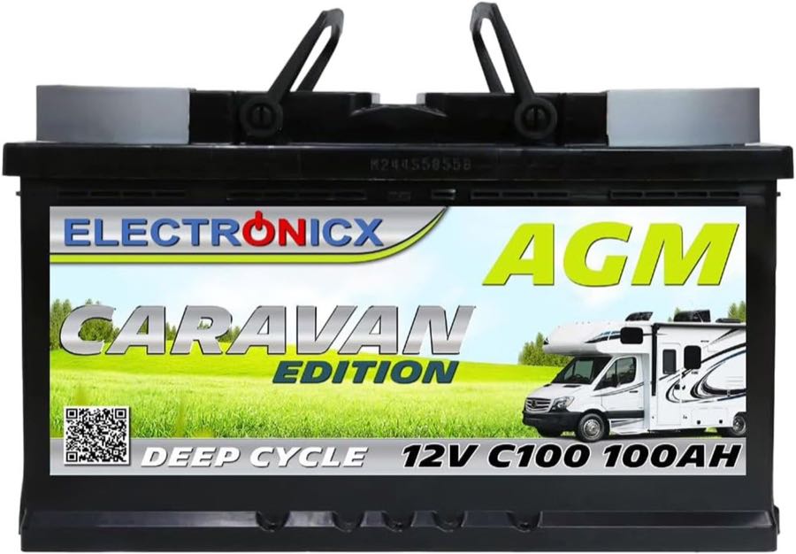 Electronicx AGM Caravan 100 Ah