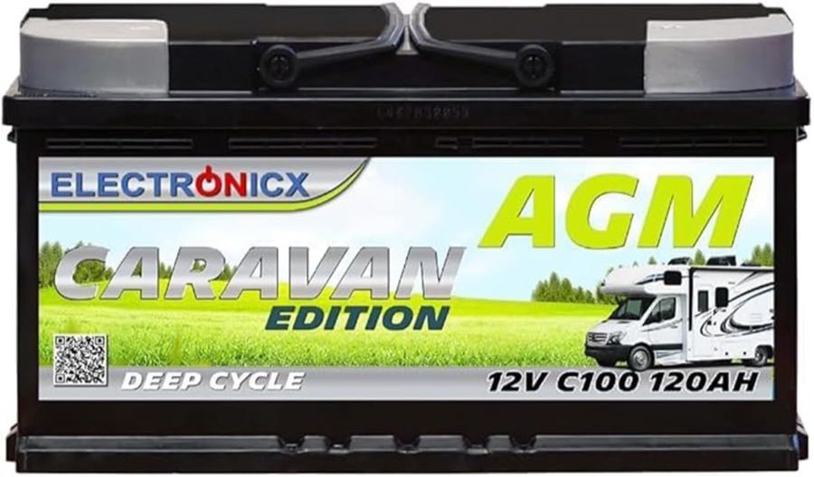 Electronicx AGM Caravan 120 Ah