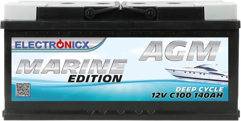 Electronicx AGM Marine 140 Ah