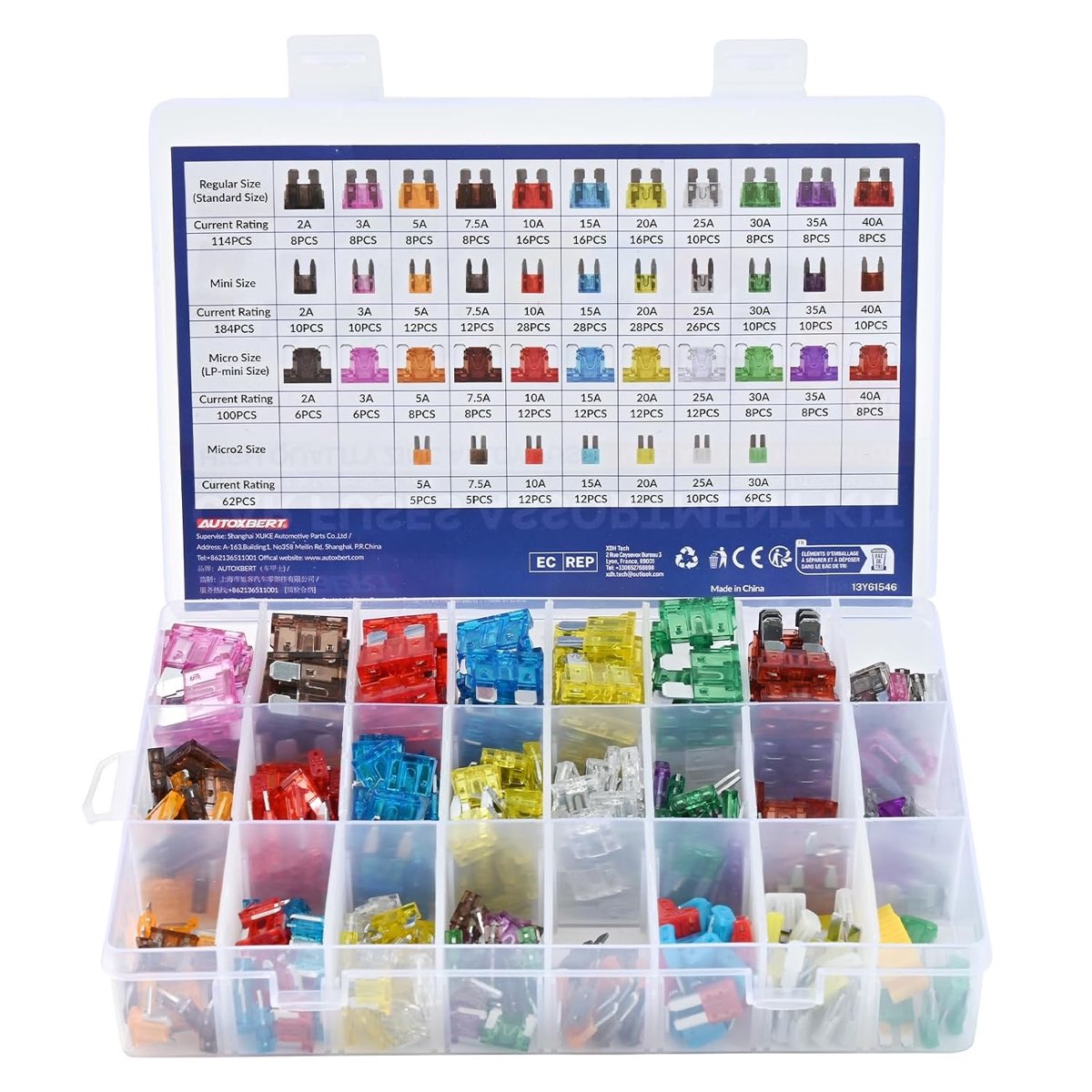 AUTOXBERT 460 Stück Mix Micro2, Mini, Standard