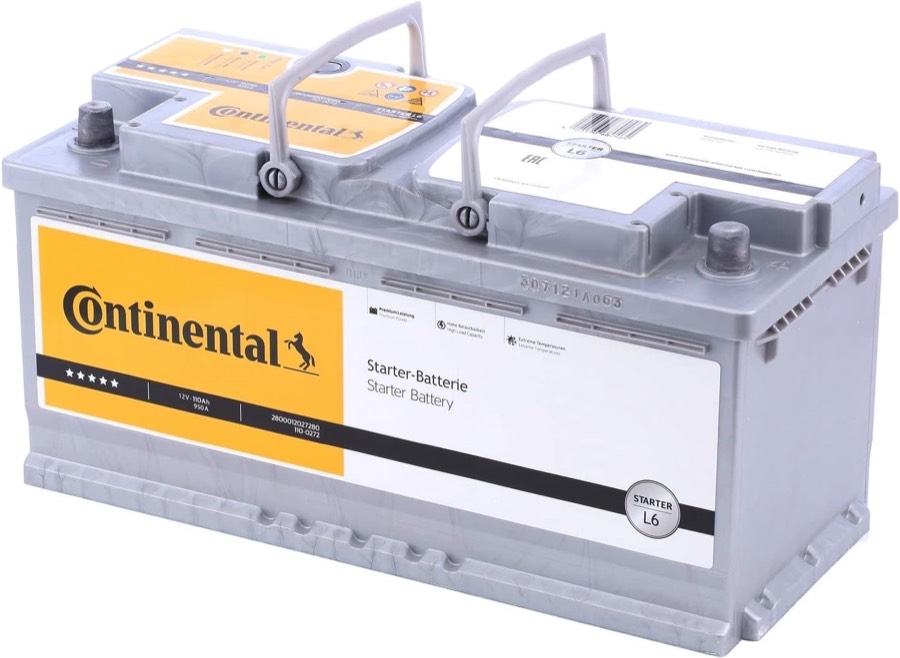 Continental 12 V 110 Ah 950 A – Testsieger Autobatterie 110 Ah