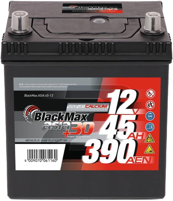 BlackMax ASIA 45-13 12 V 45 Ah