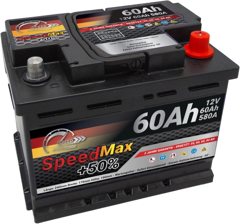 SMC Speed Max 60 Ah 580 A