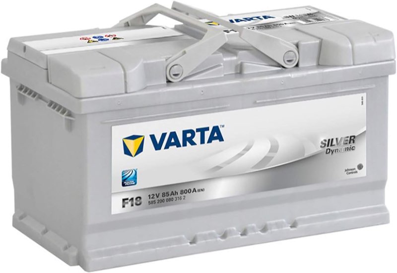 VARTA Silver Dynamic F18 Autobatterie 12V 85Ah 800A – Testsieger Autobatterie 77Ah
