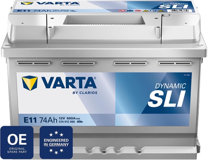 VARTA Automotive DYNAMIC SLI (E11) 12V 74Ah 680A