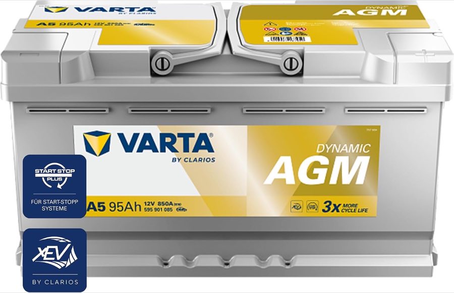 VARTA Dynamic AGM A5 95 Ah 850 A