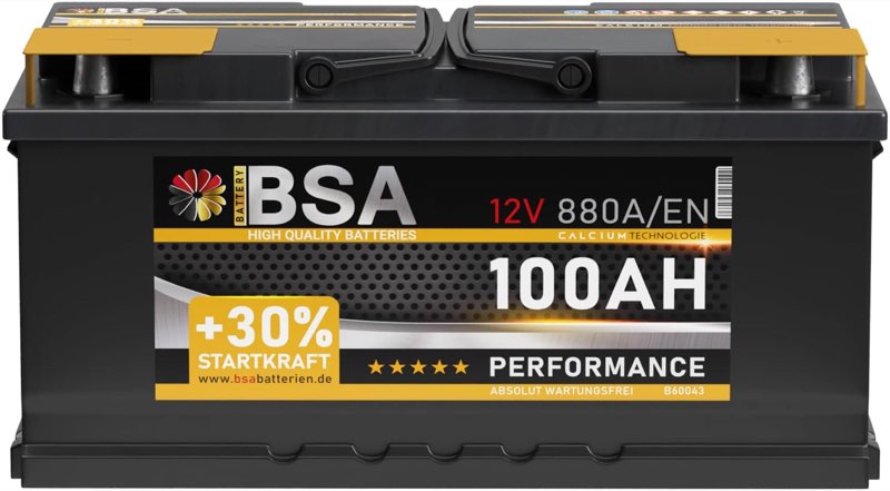BSA Autobatterie 12 V 100 Ah