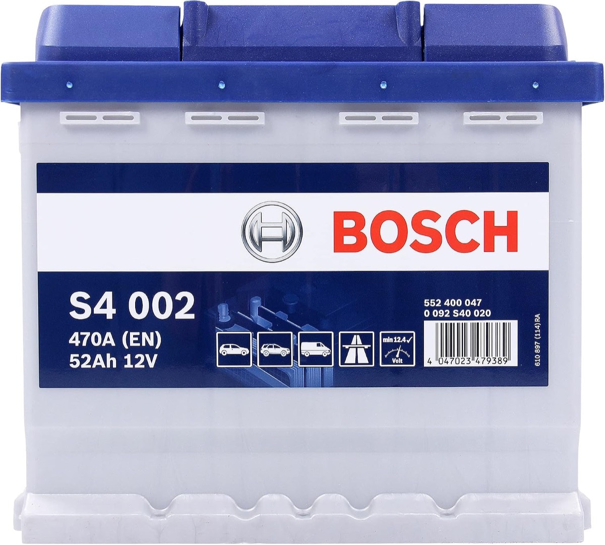Bosch S4002 52 Ah – Testsieger Bosch-Autobatterie