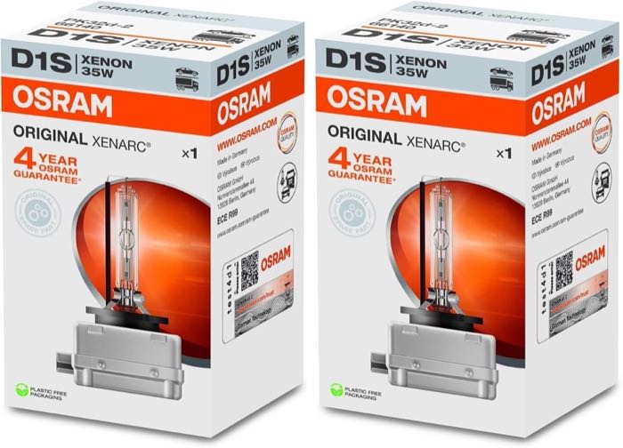 Osram Xenarc Original D1S 66140, 2 Stück – Testsieger D1S-Xenon-Brenner