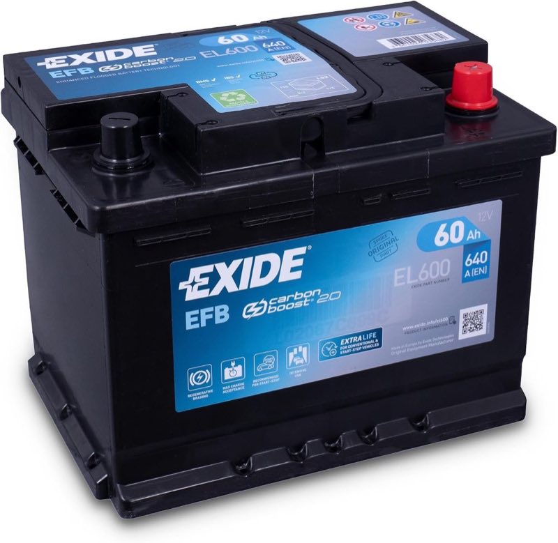 Exide EL600 EFB 60 Ah