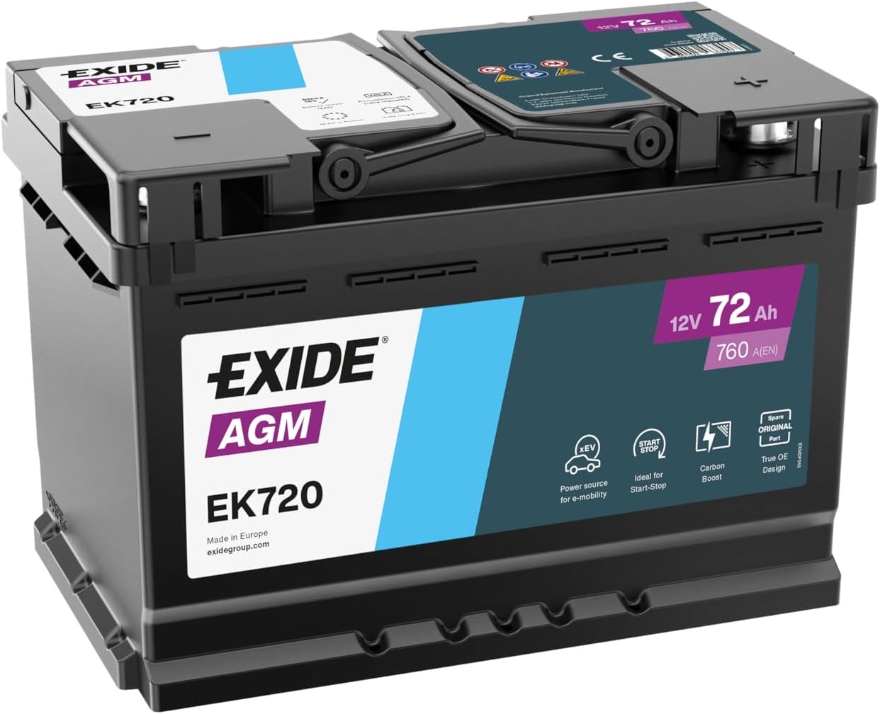 Exide Exide EK720 AGM 72 Ah