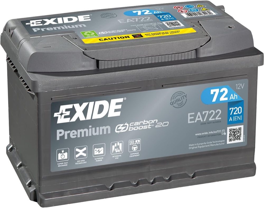 Exide EA722 72 Ah