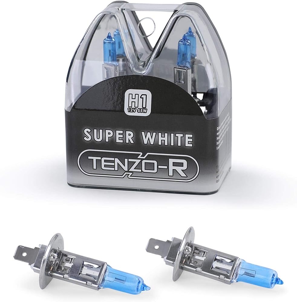 H1 55W 12 Volt Super White Leuchtmittel Birnen Lampen 2 Stück ZUGELASSEN !!