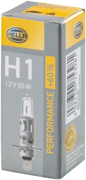 HELLA 8GH 223 498-211 Glühlampe - H1 - Performance up to 60% - 12V - 55W