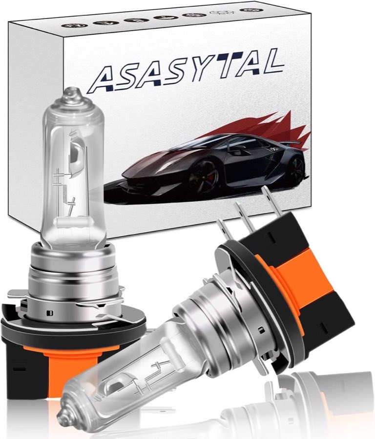H15 Halogen Scheinwerferlampen, 12V 15/55W Tagfahrlicht,3000K Fern-/Abblendlicht-Ampel als OEM-Gelbfarbe für Auto Halogen Scheinwerfer Ersatz, 2 Lampen