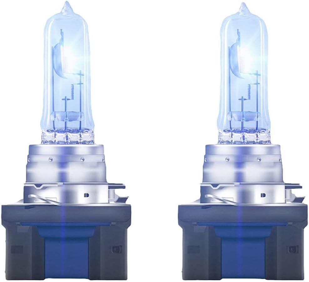 Osram Cool Blue Intense H15, Auto/LKW, +20% More Brightness, up to 3,700K, Halogen Headlight Lamp, LED Look, Hanging Folding Box (2 Lamps)