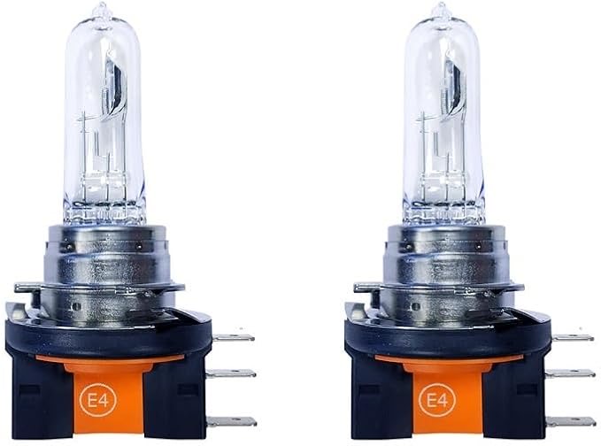 BLUETECH 2 Stück H15 Tagfahrlicht Fernlicht PGJ23t-1 55/15W 12V Halogenlampe DUOSET mit STVO Zulassung und langer Lebensdauer. WSP