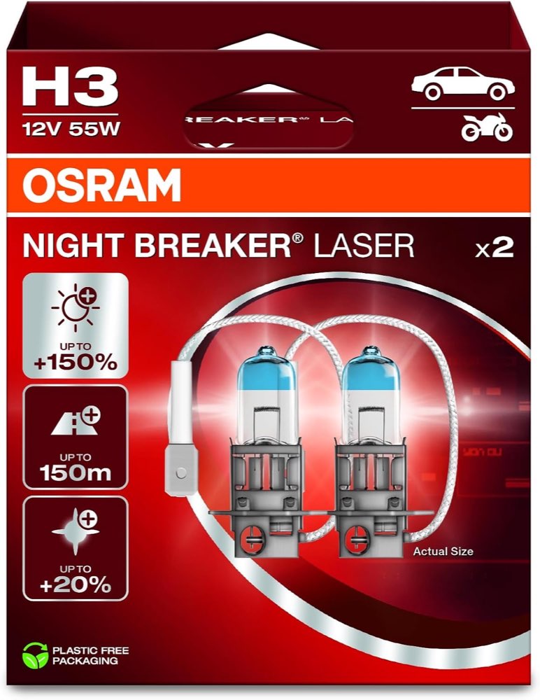Osram Night Breaker Laser H3, Hängebox