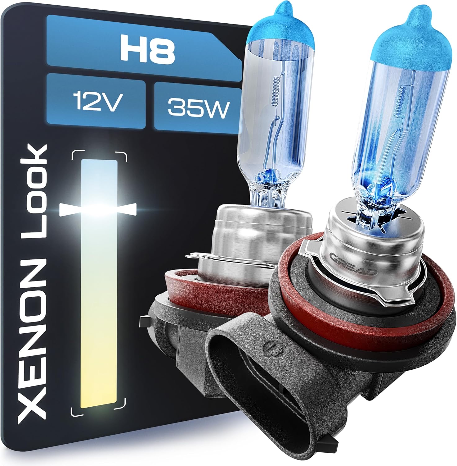 Gread H8 Xenon-Style 8500 K, 2er-Pack