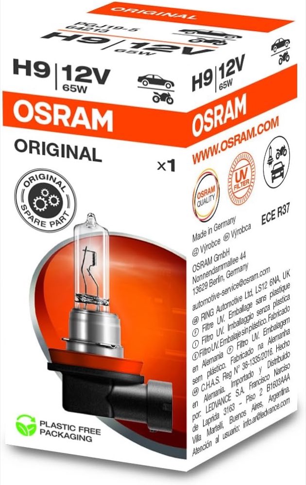 Osram Osram Glühlampe, Fahrzeugspezifische, Weiß, Faltschachtel