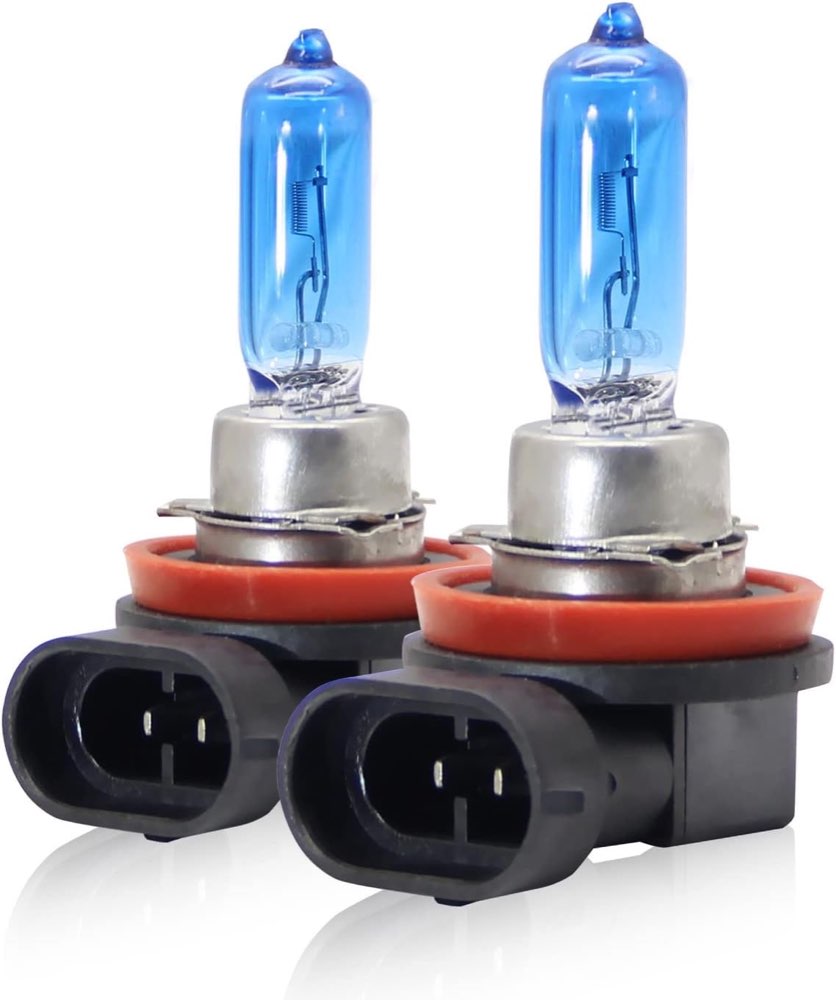 WinPower H9 Halogen Scheinwerferlampen 100W 5000k Warmweiß Lampe 12V Auto Nebellichter Seitenlicht DRL Birne, 2 Stücke