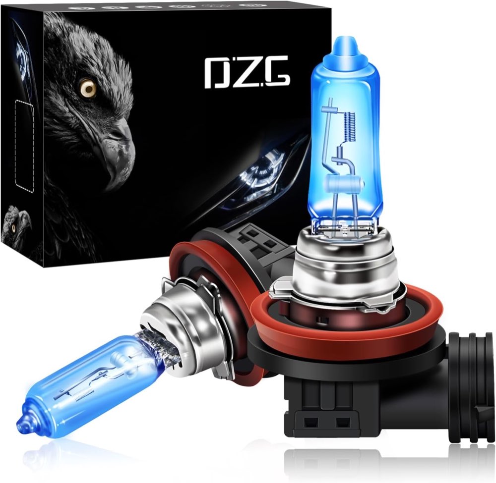 DZG DZG - H9 Halogenlampen 12V 65W Scheinwerferlampen 5000K Warmweiß Nebelleuchte DRL-Birne, 2 Stücke