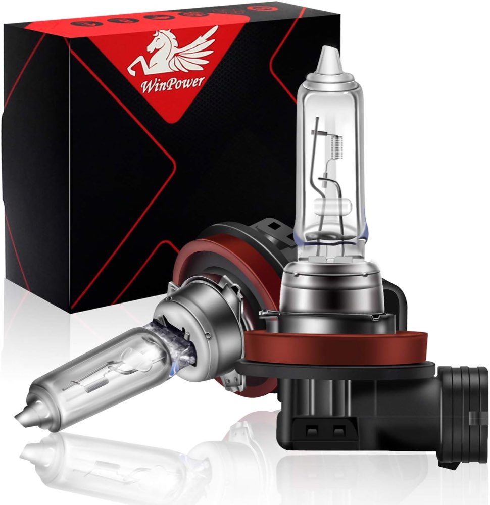 WinPower H9 12V 65W Glühbirnen Halogen Lampe Fernlicht 3000K Gelb Birne für Original Scheinwerfer Ersetzen, 2 Stück
