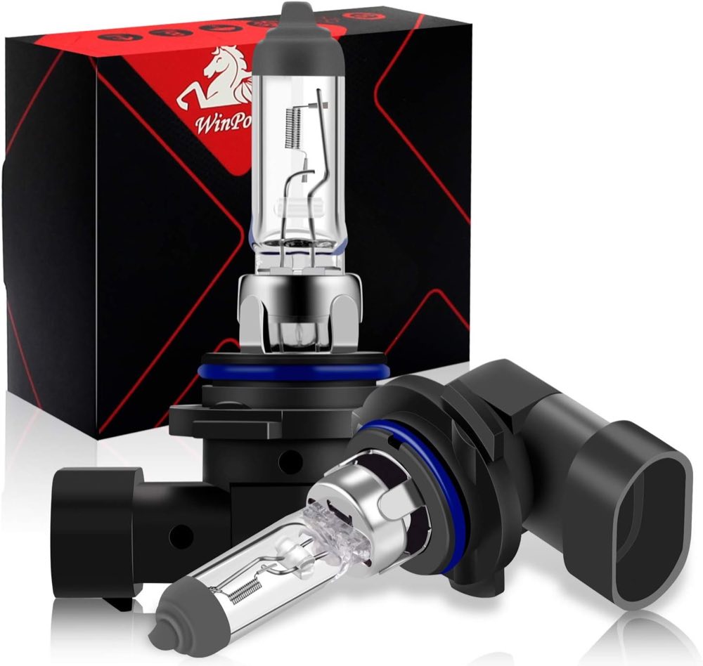 WinPower HB4 9006 55W Scheinwerfer Halogenlampen 3000K Gelb Super Bright 12V Nebelscheinwerfer, 2 Stück