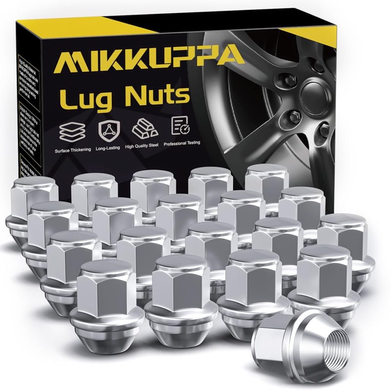 MIKKUPPA M12×1,5 einteilig Chrom (20 Stück)