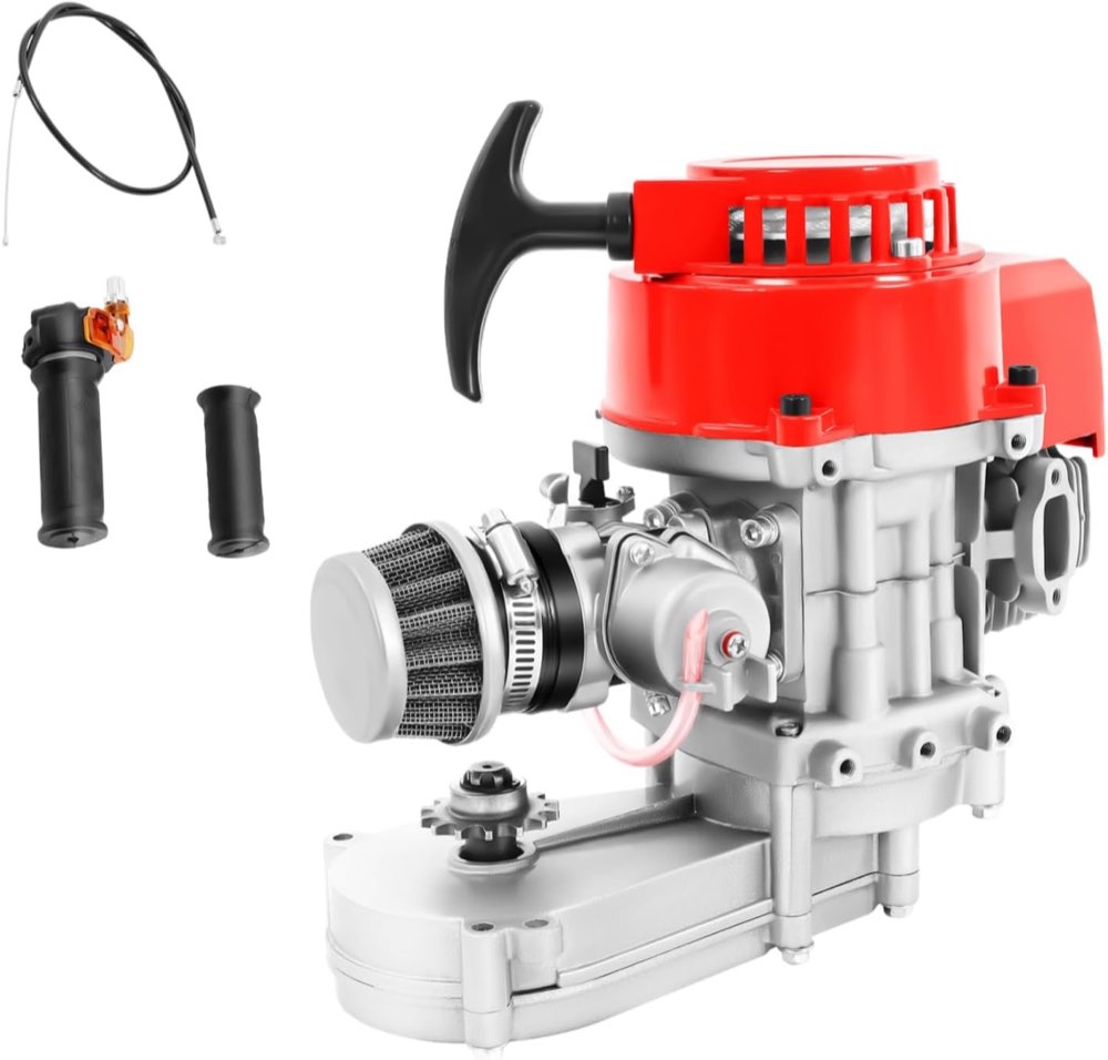 HUOMMGSLYX 50-ccm-2-Takt-Pocketmotor, 3 PS