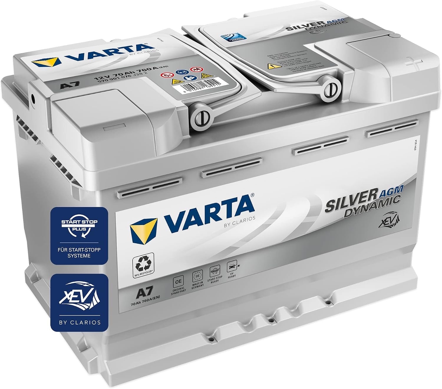 VARTA VARTA Silver Dynamic AGM A7 70 Ah