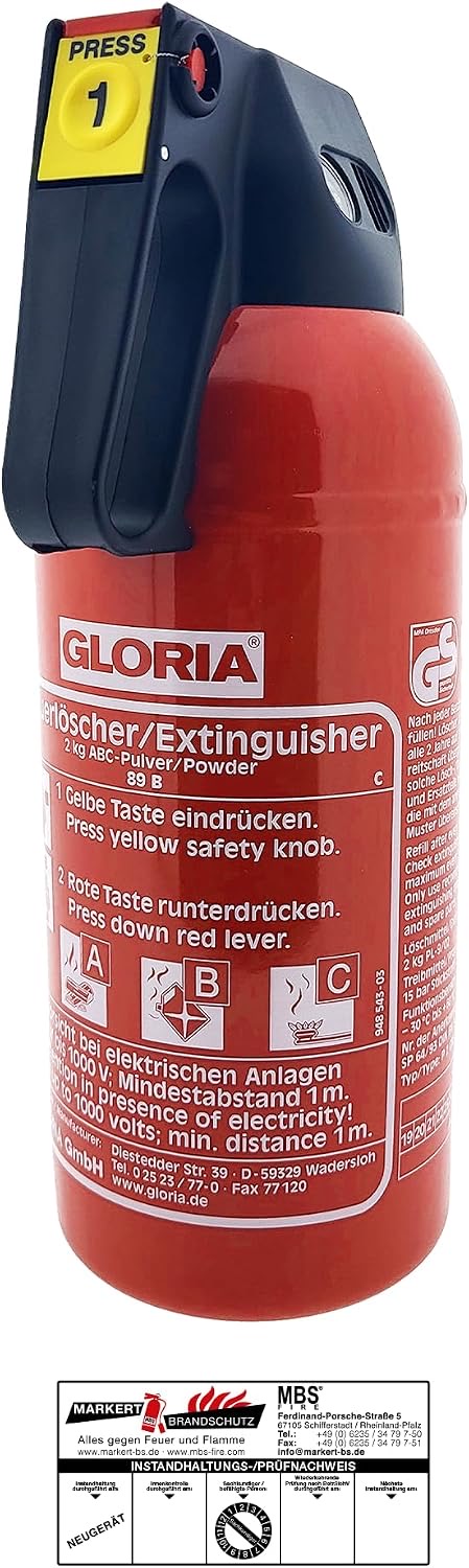 Testsieger Gloria P2 GM ABC-Pulver 2 kg