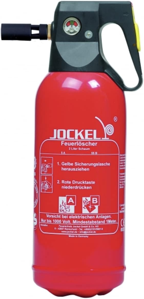 SF2JM 5 Jockel Feuerlöscher 2l AB Schaum Schaumlöscher KFZ Auto - frostsicher - fluorfrei
