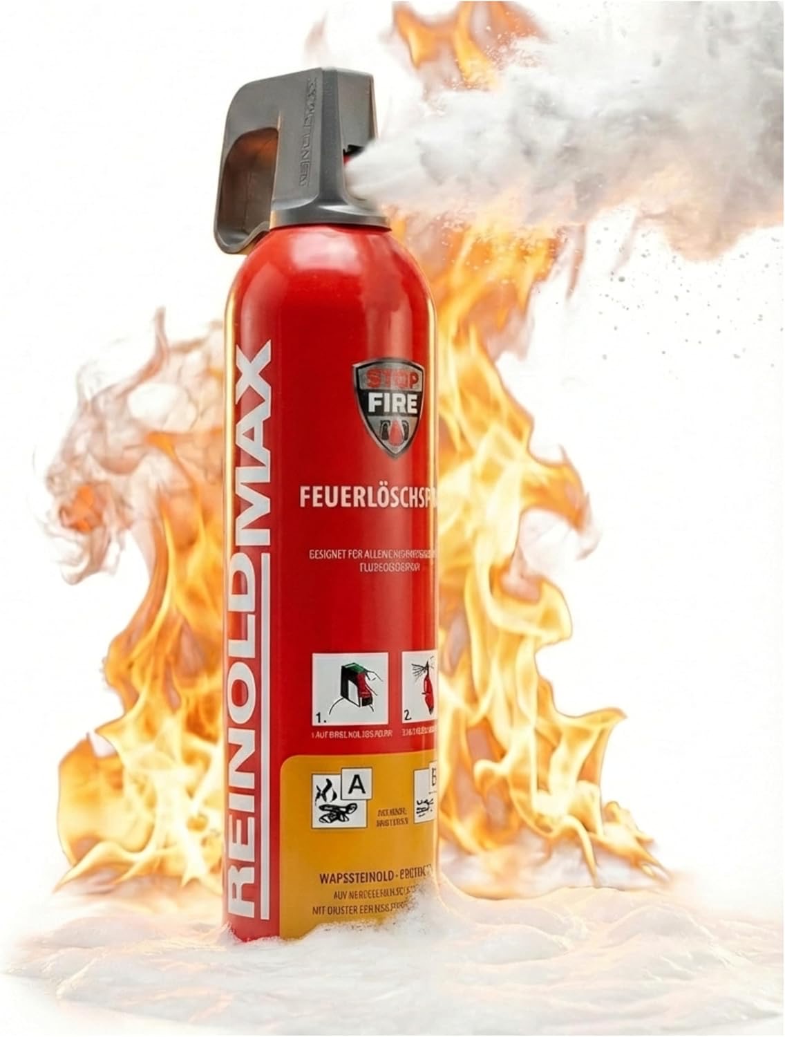 Xenotec Feuerlöscher - Löschspray 1x750 ml - Feuerlöscher Auto - Küche, Haushalt, Auto Feuerlöscher Schaum - Schaumlösch